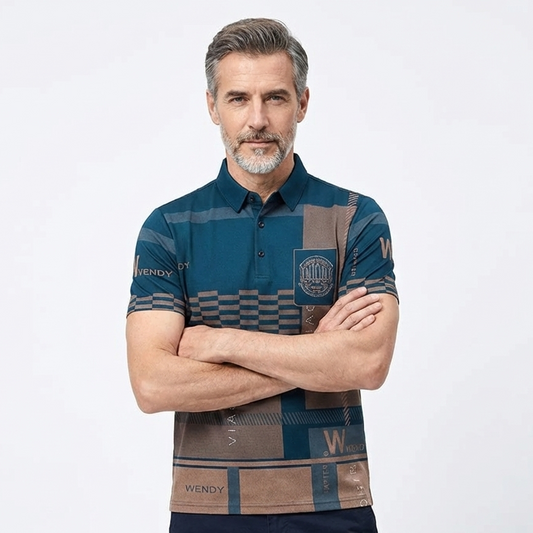 Herren-Poloshirt Lion