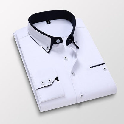 Herren-Businesshemd Plus Size Carino