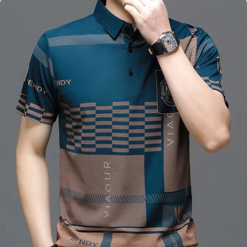 Herren-Poloshirt Lion