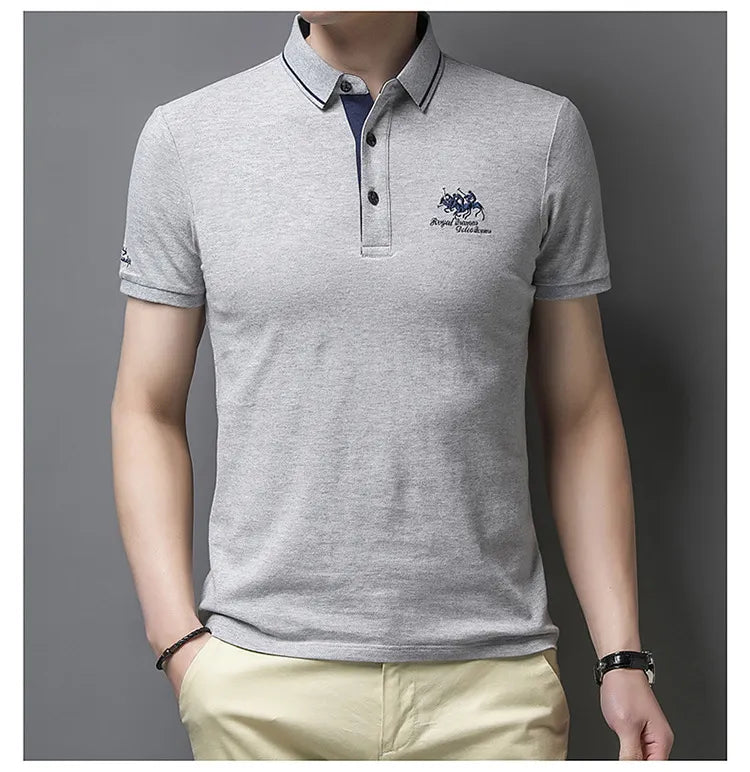 Herren-Poloshirt Horse