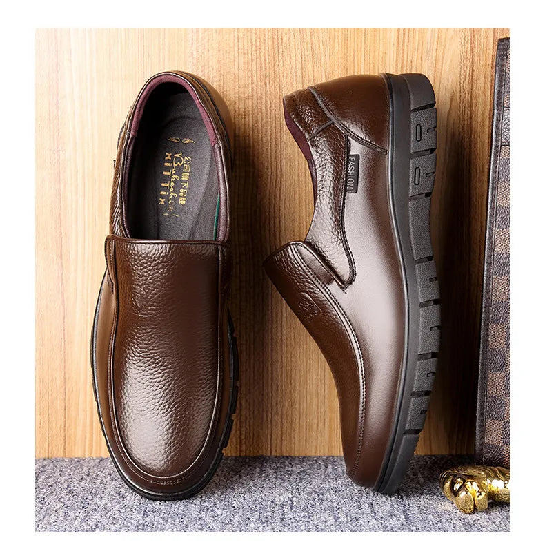 Herren-Businessschuh Echtleder