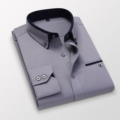 Herren-Businesshemd Plus Size Carino