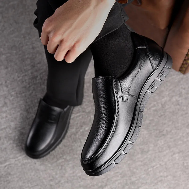 Herren-Businessschuh Echtleder