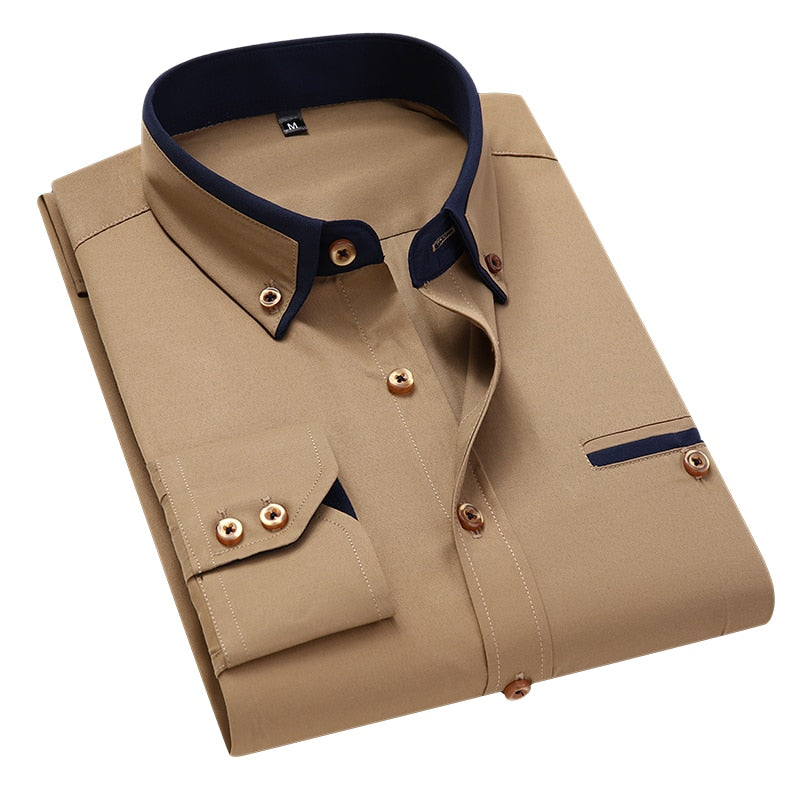 Herren-Businesshemd Plus Size Carino
